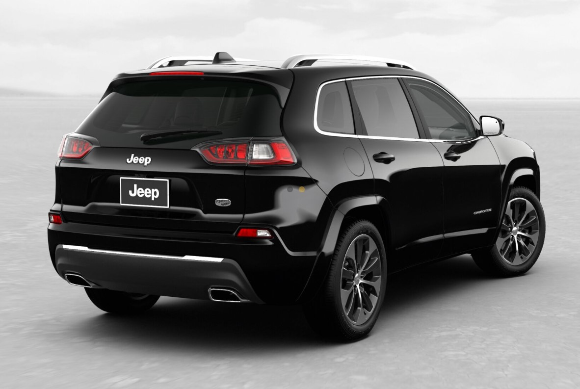 2019 Jeep Cherokee Overland Rear Black Exterior